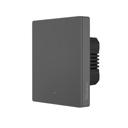 Единичен Wi-fi ключ SONOFF M5-1C-80 - 10A, тъмно сив