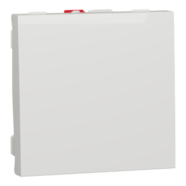 Еднополюсен ключ 2 модула Schneider Unica NU320118 - Бял