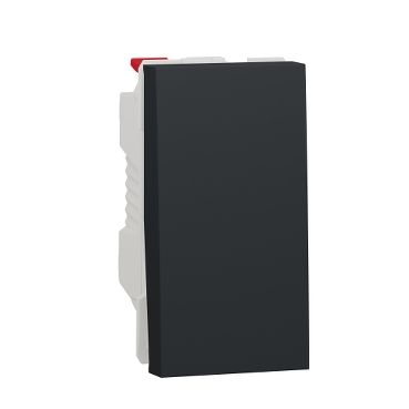 Еднополюсен ключ 1 модул Schneider Unica NU310154 - Антрацит