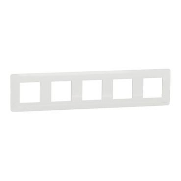 Петорна рамка Schneider Unica Studio NU201018 - Бял