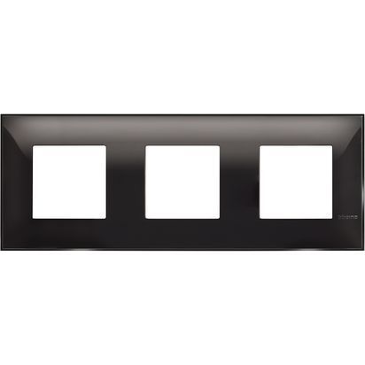 Тройна рамка Bticino Classia R4802M3BC - Черен гланц