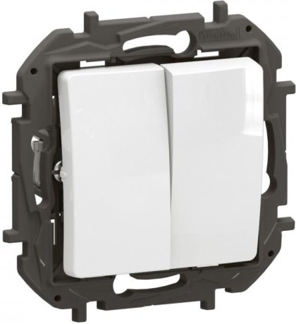 Сериен девиаторен ключ Legrand Niloe New NP2220WH - Бял