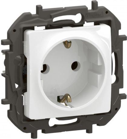 Контакт Шуко 16A Legrand Niloe New NP3121WH - Бял