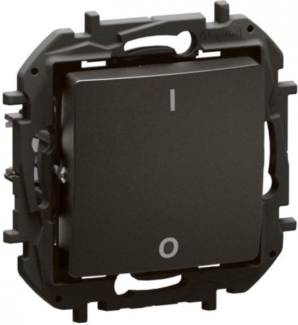 Двуполюсен ключ Legrand Niloe New NP2113BK - Черен