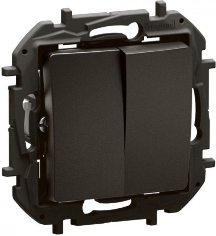 Сериен ключ Legrand Niloe New NP2120BK - Черен