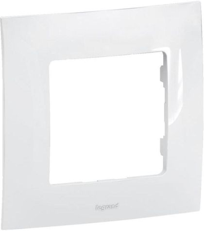 Единична рамка Legrand Niloe New NP111WH - Бял