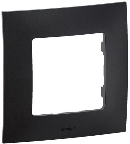Единична рамка Legrand Niloe New NP111BK - Черен