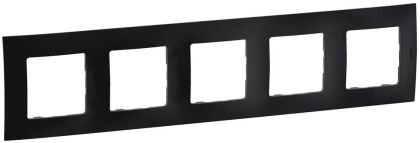 Петорна рамка Legrand Niloe New NP115BK - Черен