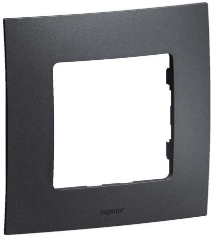 Единична рамка Legrand Niloe New NP111GR - Тъмно сив