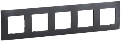 Петорна рамка Legrand Niloe New NP115GR - Тъмно сив