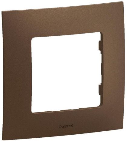 Единична рамка Legrand Niloe New NP111DB - Бронз