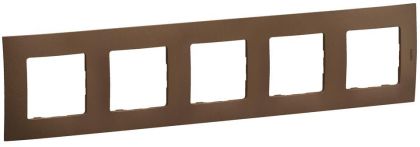 Петорна рамка Legrand Niloe New NP115DB - Бронз