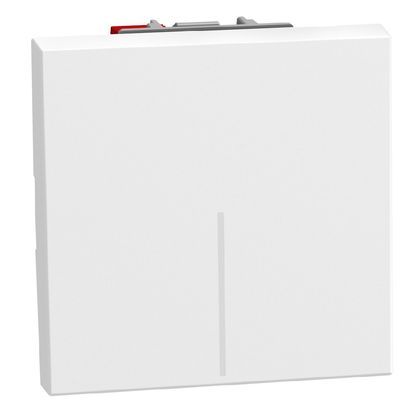 Девиаторен ключ 2 модула конвенционален Bticino Light Now YW4003M2A - Бял мат