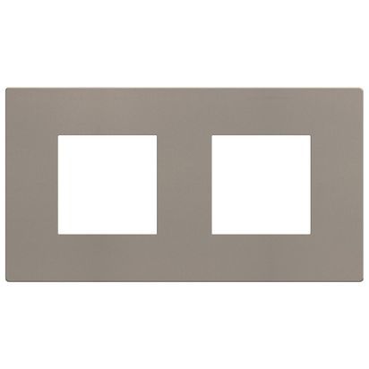 Двойна рамка Bticino Light Now YA4802M2GG - Камък