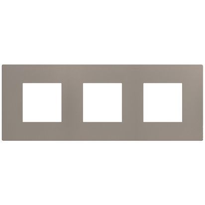 Тройна рамка Bticino Light Now YA4802M3GG - Камък