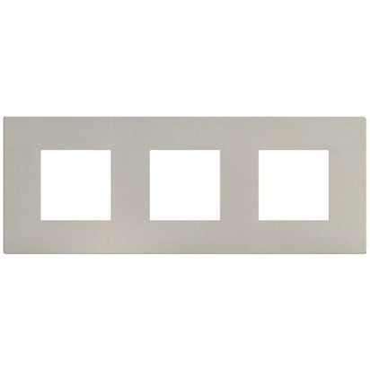 Тройна рамка Bticino Light Now YA4802M3GS - Пясък