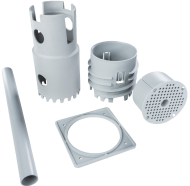 Монтажна плочка за изградена топлоизолация с инструмент за отвор Kopos KEFZ80/VDZ - ф73/52 мм. Дълбочина