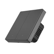 Двоен Wi-fi ключ SONOFF M5-2C-80 - 10A, тъмно сив