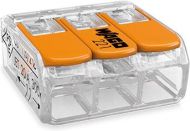 Бърза отваряема клема  Wago 221-413 - тройна, 0.08-4mm2