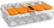 Бърза отваряема клема  Wago 221-415 - петорна, 0.08-4mm2