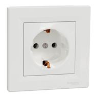 Контакт Шуко 16A Schneider Asfora EPH2900121 - Бял