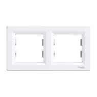 Двойна рамка хоризонтална Schneider Asfora EPH5800221 - Бял