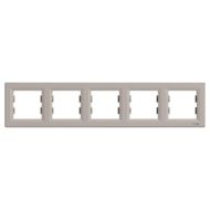 Петорна рамка хоризонтална Schneider Asfora EPH5800569 - Бронз