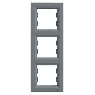 Тройна рамка вертикална Schneider Asfora EPH5810362 - Стомана