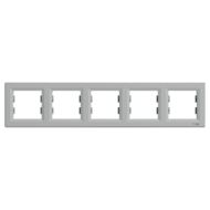 Петорна рамка хоризонтална Schneider Asfora EPH5800561 - Алуминий