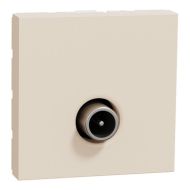 Розетка 2 модула TV коаксиал 1db Schneider Unica NU346244 - Крем