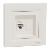 Розетка RJ45 UTP cat.5e Schneider Asfora EPH4300123 - Крем