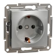 Контакт Шуко 16A Schneider Asfora EPH2900161 - Алуминий