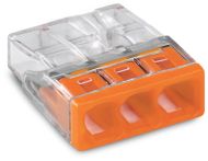 Бърза клема за твърд проводник Wago 2273-203 - 3P, 0.5-2.5mm2