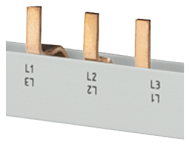 Захранващ пинов гребен Siemens 5ST3740 - 3P, 10мм2/63A, 19 прекъсвача, без крайни капачки за 5SL и 5SY