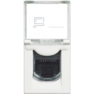 Розетка 1 модул RJ45 UTP cat.5e Bticino Classia RW4279C5E - Бял