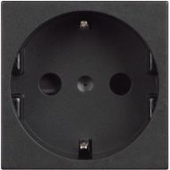 Контакт Шуко 16A с детска защита Bticino Classia RG4141 - Черен