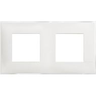 Двойна рамка Bticino Classia R4802M2ES - Леден сатен