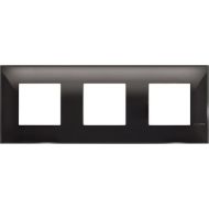 Тройна рамка Bticino Classia R4802M3BC - Черен гланц