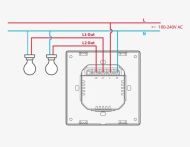 Контролен панел за централно управление 3.5-инчов тъчскрийн SONOFF NSPanel-EU - тъмно сив