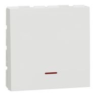 Двуполюсен/бойлерен ключ 32А 2 модула Schneider Unica NU323218S - Бял