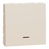 Двуполюсен/бойлерен ключ 32А 2 модула Schneider Unica NU323244S - Крем