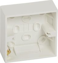 Kонзола открит монтаж за бойлерен ключ Legrand Belanko 613350 - 86/86/35 мм дълбочина - Бял