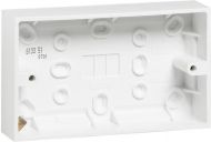 Kонзола открит монтаж за бойлерен ключ Legrand Belanko 613351 - 146/86/35 мм дълбочина - Бял