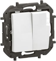 Сериен девиаторен ключ Legrand Niloe New NP2220WH - Бял