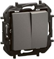 Сериен ключ Legrand Niloe New NP2120MG - Сив