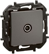 Розетка TV коаксиал 1.5db Legrand Niloe New NP4103MG - Черен