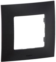 Единична рамка Legrand Niloe New NP111BK - Черен