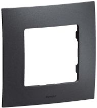 Единична рамка Legrand Niloe New NP111GR - Тъмно сив