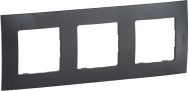 Тройна рамка Legrand Niloe New NP113GR - Тъмно сив