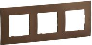 Тройна рамка Legrand Niloe New NP113DB - Бронз